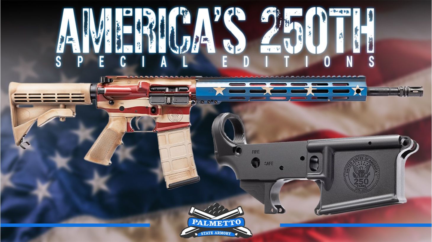 NEW FREEDOM RIFLE - Limited Edition PSA Rifle & Lower - America's 250th