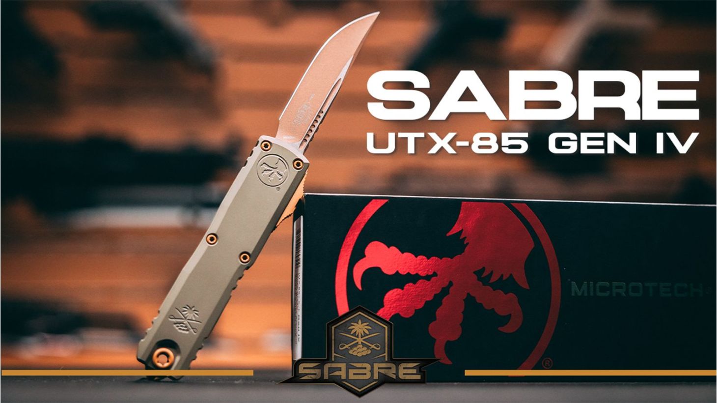PSA & Microtech Sabre UTX-85 Gen IV 