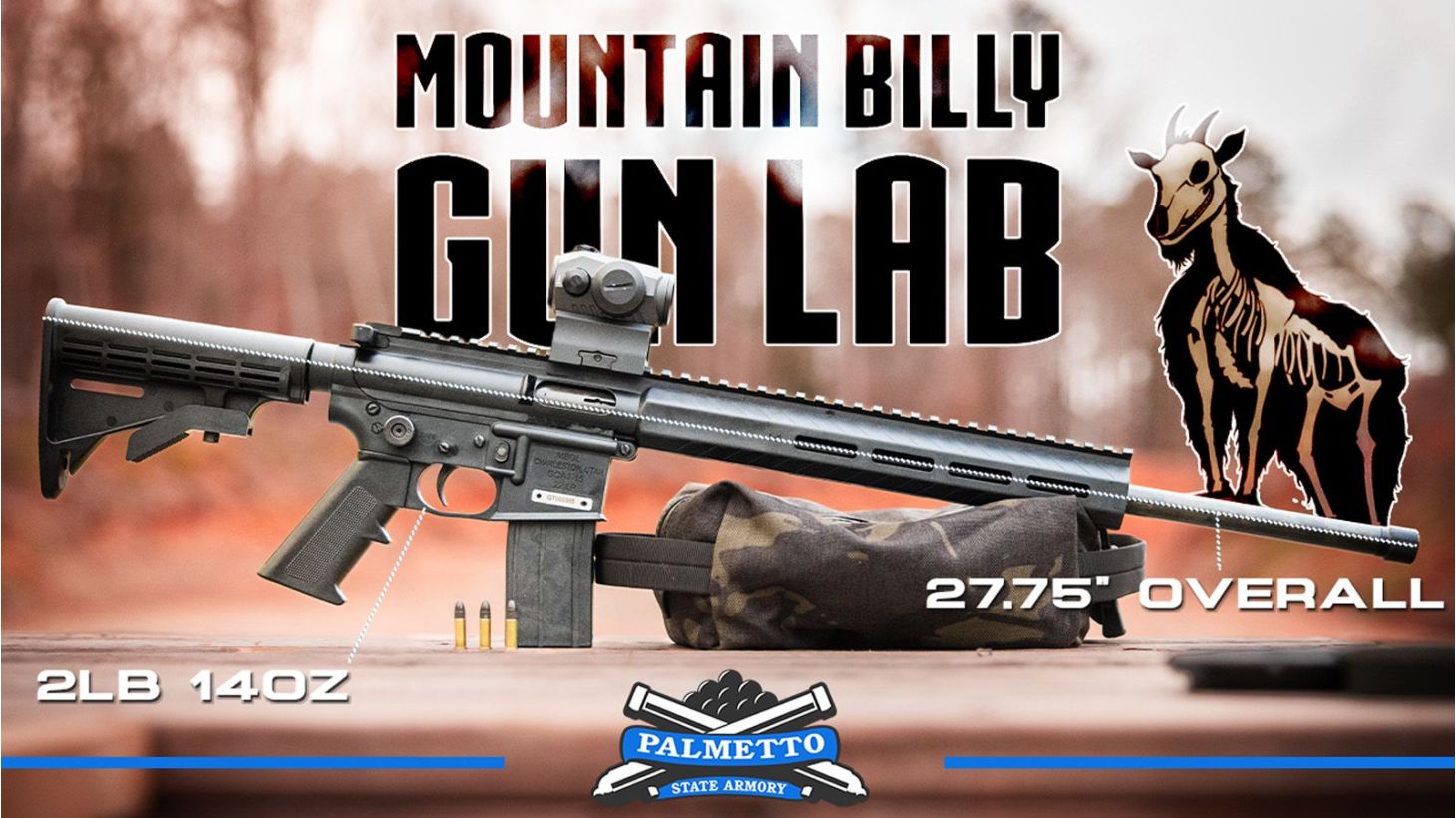 The Mountain Billy Gun Lab GOAT-15 Helium .22 Cal Product Showcase