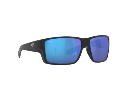 Costa Reefton Pro Blue Mirror 580G Sunglasses, Matte Black