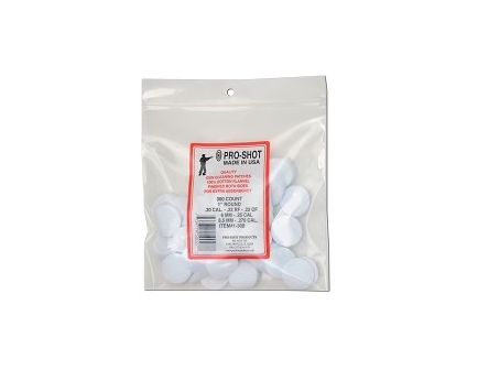 PRO-SHOT .22-.270CAL. 1" RD. 300CT. Cleaning Patches 1-300