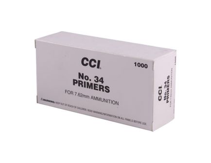 CCI #34 7.62mm Mil-Spec Large Rifle Primer
