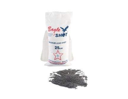 Eagle Shot #6 Magnum Lead Shot, 25 lb Bag
