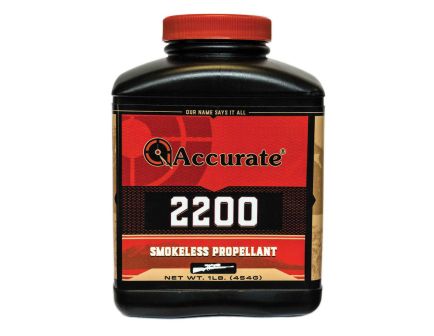 Accurate Powder 2200 .223 Remington/6.5 Grendel/6.8 SPC Rifle Smokeless Powder, 1 lb