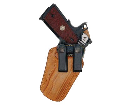 Galco Royal Guard 2.0 Glock Gen 3 G26/Glock Gen 4 G26 IWB Holster Right Horsehide Leather, Black/Tan