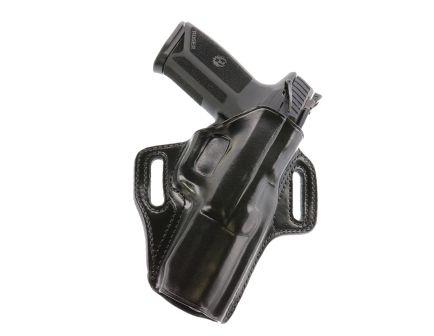 Galco Glock G30 OWB Holster Right Steerhide Leather, Black