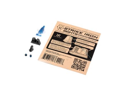 Strike Industries Suppressor Height Iron Sight Front/Rear, Black/Black