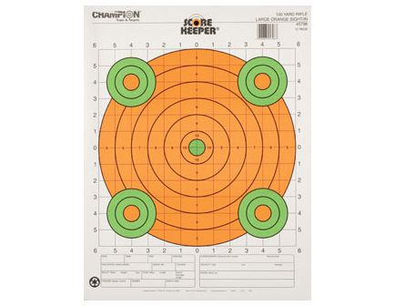 Champion 100 YD SIGHT IN LG ORANGE (12/PK) 45796