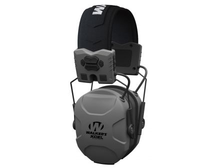 Walkers Game Ear Xcel 500BT 26 dB Digital Electronic Earmuff w/ Voice Clarity and Bluetooth, Gray - GWPXSEMBT