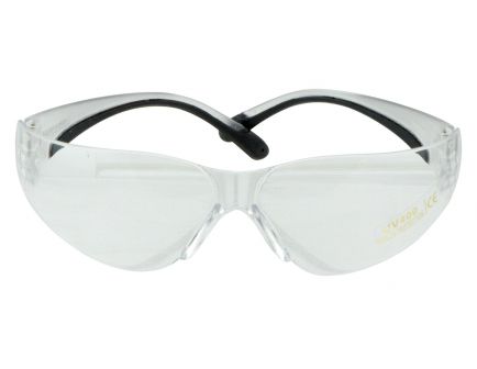 Walkers Game Ear Half-Frame Shooting Glasses, Clear Lens - GWPYWSGCLR