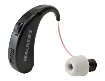 Walkers Game Ear Ultra Ear BTE 22 dB Rechargeable Electronic Hearing Enhancer, Black - GWP-RCHUE