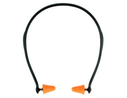 Walkers Game Ear Pro-Tek 25 dB Inside the Ear Plug Band, Black/Orange - GWPPLGBND