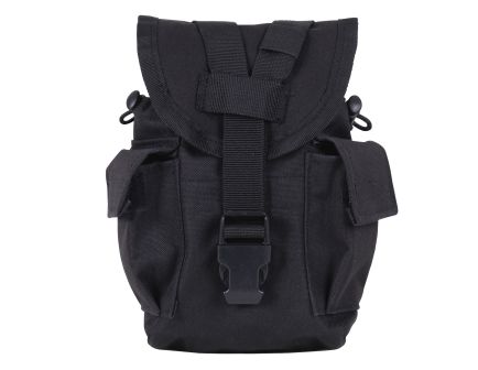 Rothco Utility Pouch With Survival Kit Essentials - Black