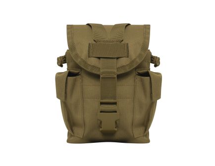 Rothco Utility Pouch With Survival Kit Essentials - Coyote Brown