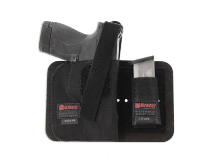 Galco CarrySafe Glock 17 Gen 1-5 Nylon Holster Right, Black - CSBK2L