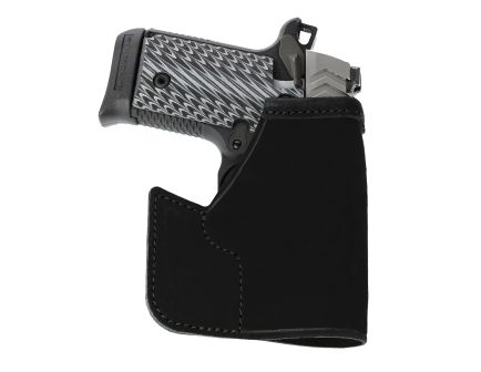 Galco Pocket Protector Diamondback DB Leather Holster Ambidextrous, Black - PRO608B