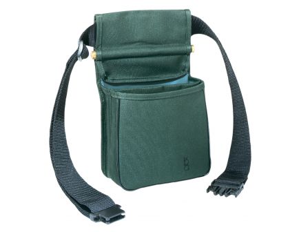 Boyt Bob Allen Divided Shell Pouch w/ Belt, 2-Compartment, Green - 20163