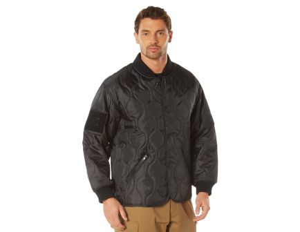 Rothco Quilted Woobie Jacket - Black, 2X-Large