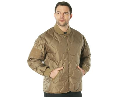Rothco Quilted Woobie Jacket - Coyote Brown, 2X-Large