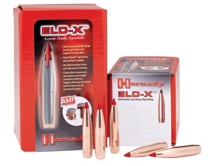 Hornady ELD-X 6.5mm 143 gr Rifle Bullet, 100/box - 2635