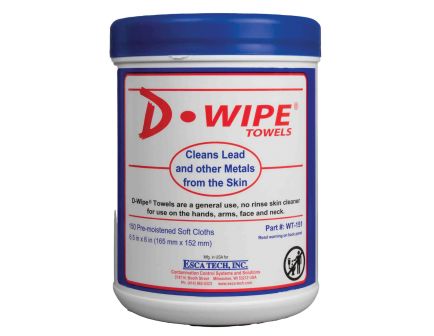 ESCA Tech D-Wipe Disposable Towel - 150 Towels/Canister - Convenient Cleaning Towels - WT-150