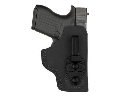 Bianchi 6T Waistband Tuckable Left Hand Holster for Glock 43 and SIG P365, Black