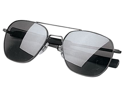 Rothco G.I. Type Aviator Sunglasses - Black - Smoke, 58 Mm