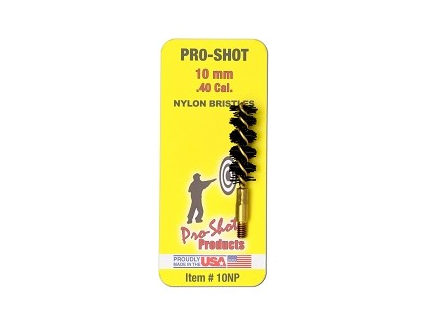 Pro-Shot 10mm/.40 Cal. Nylon Bristle Pistol Brush 10NP