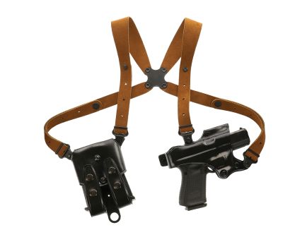 Galco Jackass Rig Taurus PT100 Leather Shoulder Holster Right, Black - JR202B