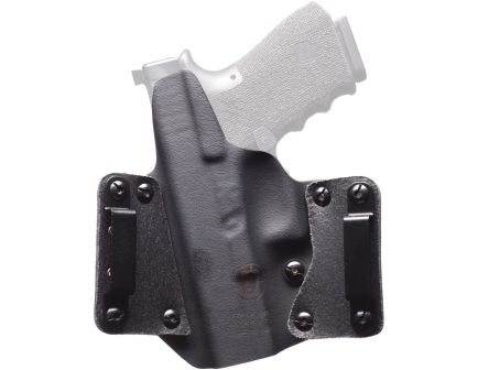 Black Point Tactical Leather Wing Sig Sauer P365 OWB Holster Right Leather/Kydex, Black
