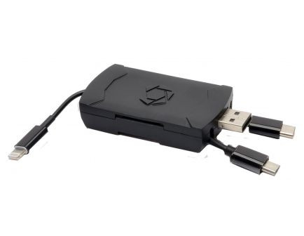 GSM LLC 4-in-1 USB Card Reader for IOS Devices - STCQMCR