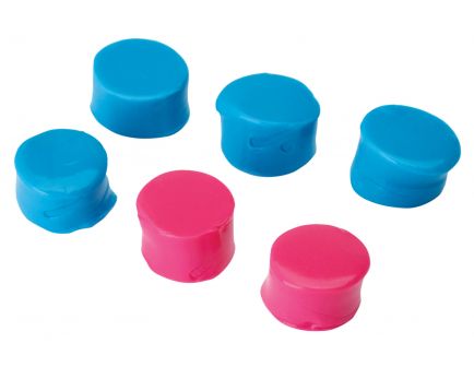 Walkers Game Ear Silicone Putty 32 dB Inside the Ear Plug, Pink/Teal, 3/pack - GWPSILPLGPKTL