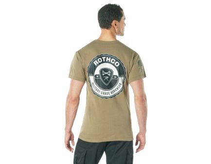 Military Grade Workwear Bottle Cap T-Shirt - Coyote Brown, 3X-Large