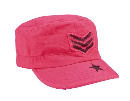 Rothco Womens Vintage Stripes Stars Adjustable Fatigue Cap - Pink