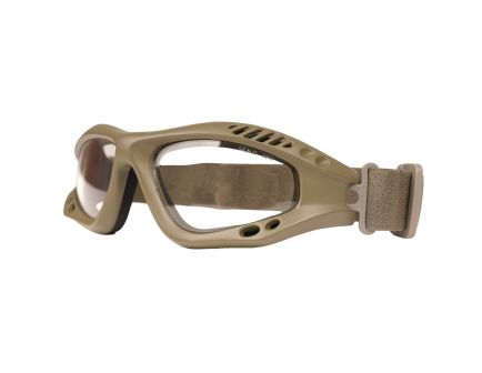 Rothco Ansi Rated Tactical Goggles - Coyote Brown - Clear