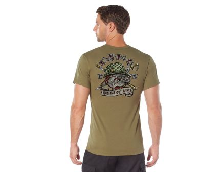 Rothco Usmc Dogs Of War T-Shirt - Coyote Brown, 3X-Large