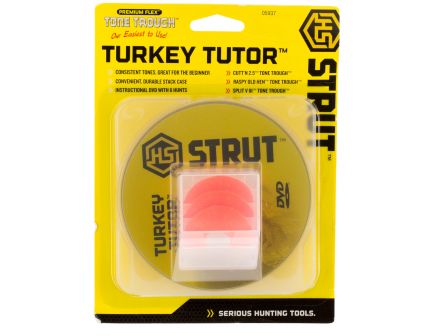 Hunter's Specialties H.S Strut Diaphragm Call Turkey Tutor, Orange/White - 05937