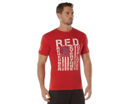 Rothco Athletic Fit R.E.D. (Remember Everyone Deployed) T-Shirt