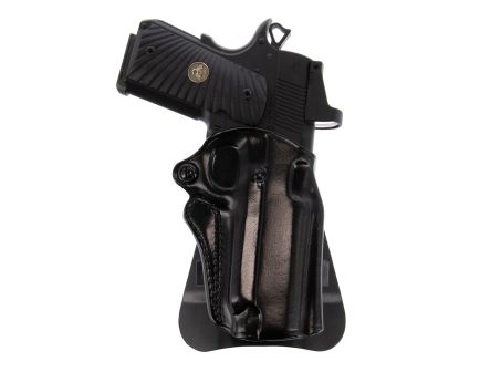 Galco Speed Master 2.0 Springfield 1911 Leather OWB Holster Right, Black - SM2-266RB
