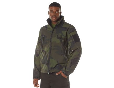 Rothco Midnight Camo Special Ops Soft Shell Jacket - Midnight Woodland Camo, 3X-Large