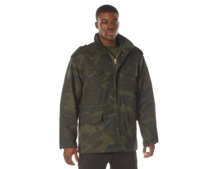 Rothco M-65 Field Jacket - Midnight Woodland Camo, 3X-Large