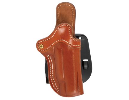 1791 Gunleather Optic Ready 1911 Leather OWB Holster Right 01, Classic Brown - ORPDH1CBRR