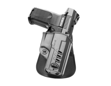 Fobus Evolution Ruger SR40/SR40C/SR9/SR9C/SR45 Full Size Polymer OWB Holster Right, Black - RUND