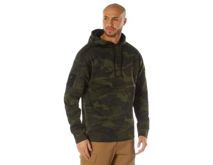 Rothco Concealed Carry Midnight Camo Hoodie - Midnight Woodland Camo, X-Large