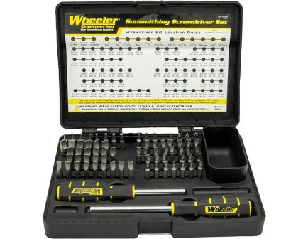 Wheeler 72-Piece Gunsmithing Screwdriver Kit 776737