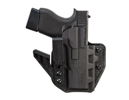 Comp-Tac Victory Gear Max Glock 26 Gen 1-5 Kydex/Leather AIWB Holster Right, Black - C852GL297RBKN