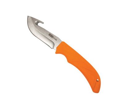 Blaze Bright with AccuSharp Fixed Gut Hook Knife in Eye-Catching Orange - 729C