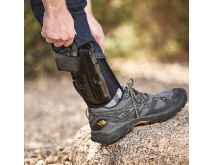 Galco Ankle Glove Taurus 605 Leather Holster Right, Black - AG118B