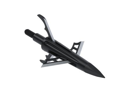 NAP DK4 Crossbow 1.38"/125 gr 4-Blade Hybrid Mechanical Broadhead, Black Pack of 3