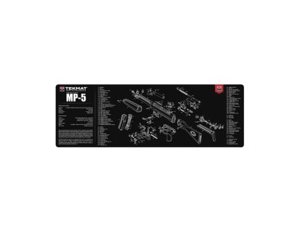 TekMat Heckler & Koch MP5 Rubber Cleaning Mat 12" x 0.13" - Black/White - TEKR36HKMP5